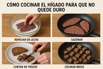 Cómo cocinar el hígado para que no quede duro