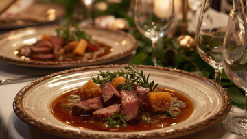 Platos de carne para bodas