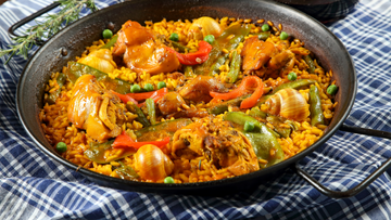 Cómo hacer una paella de carne