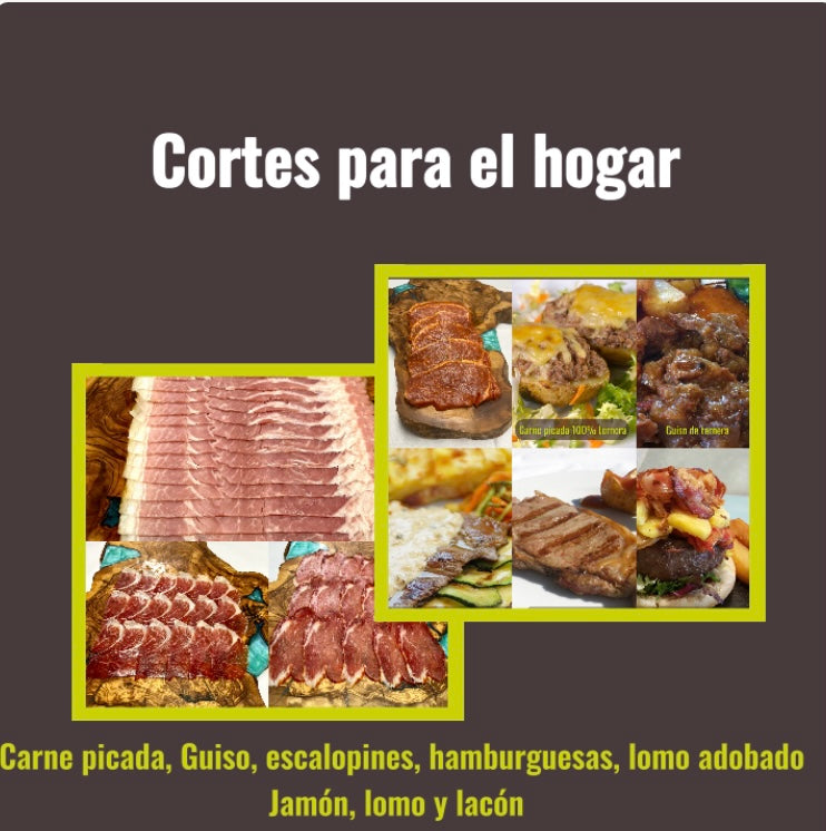 RF Cortes para el hogar con REGALO de Planning de menús quincenal