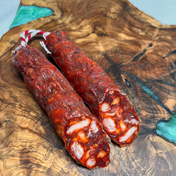 2 Velas de Salchichón y 2 Velas de Chorizo Abrasador aprox 700 g.