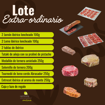 Quiero  un lote EXTRA-ordinario.