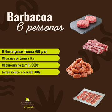 Barbacoa 6 personas