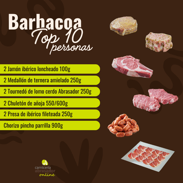 Barbacoa TOP 10 personas