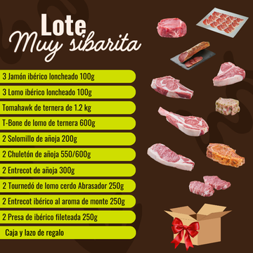 Lote especial Muy sibarita