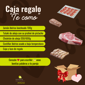Caja regalo "Te como"