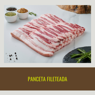 Panceta fileteada barbacoa