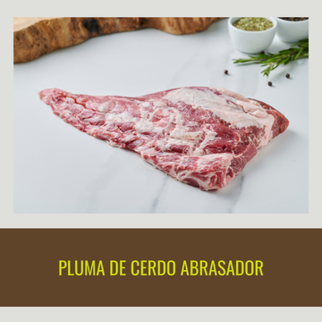 3 plumas de cerdo Abrasador, 900 grs  aprox.