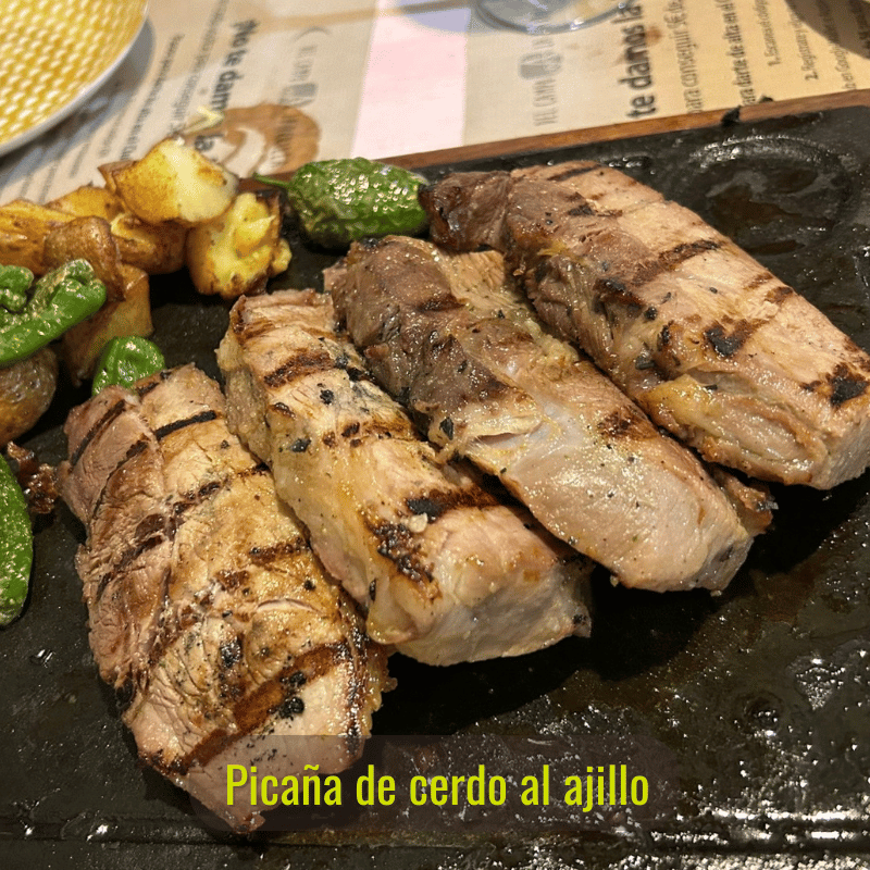 Picaña de ibérico al ajillo, pieza 700-900 gr. Precortada