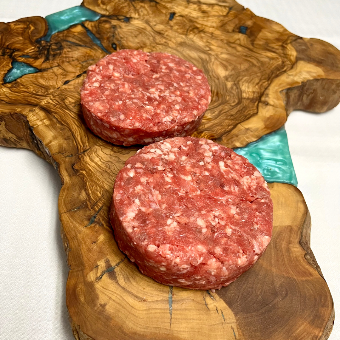4 Hamburguesas ternera 100% natural de 200 gr/ un. En 2 paquetes